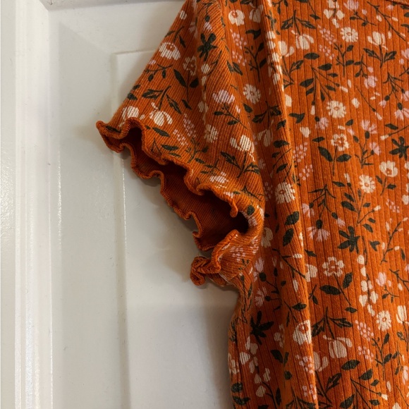Art Class Girl’s Vibrant Orange Floral Dress Size M - Picture 5 of 5